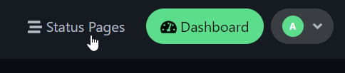 Uptime-Kuma Status Pages Button