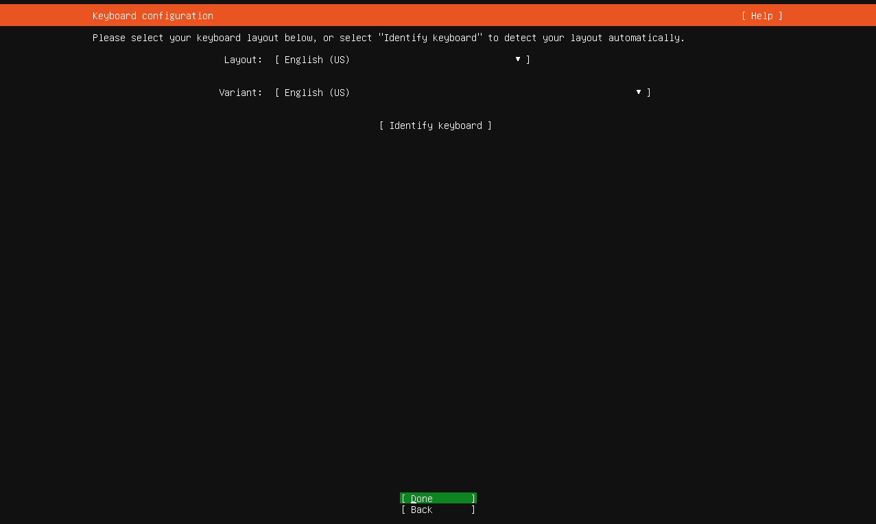 Keyboard Configuration
