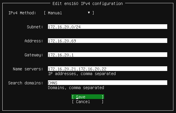 IPv4 Configuration