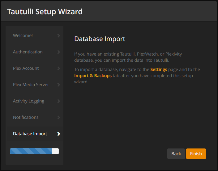 Tautulli Database Import