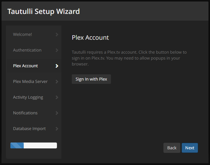 Tautulli Plex Account Login