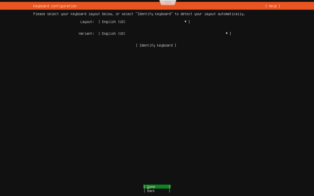 Ubuntu Server Keyboard Configuration