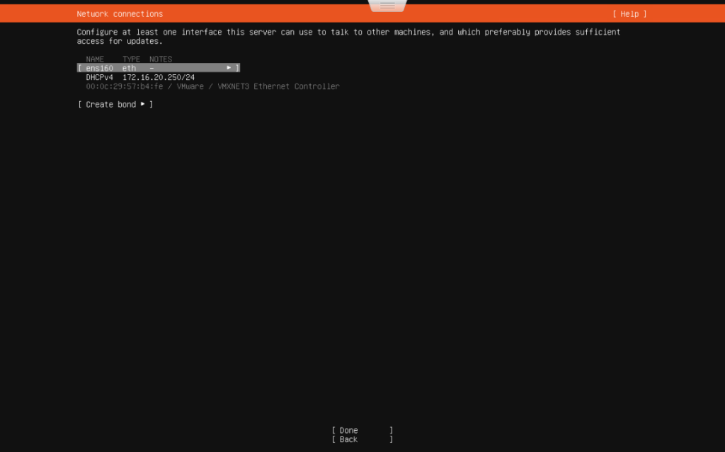 Ubuntu Server Network Connections