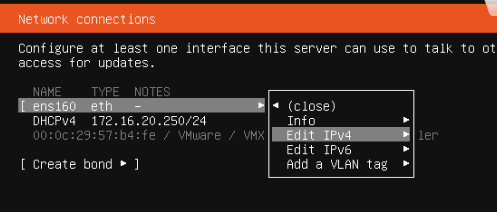 Ubuntu Server Edit IPv4