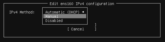 Ubuntu Server IPv4 Configuration