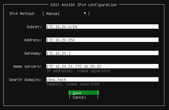 Ubuntu Server IPv4 Configuration Continued