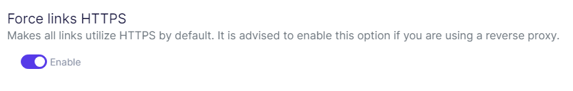 LinkStack Config Settings 1