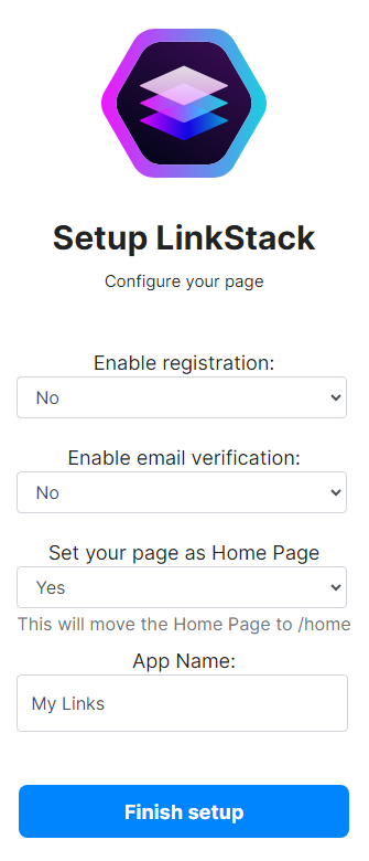 LinkStack Functionality Settings