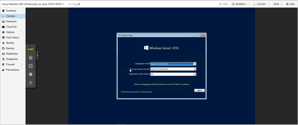 Proxmox Windows VM POST and Boot