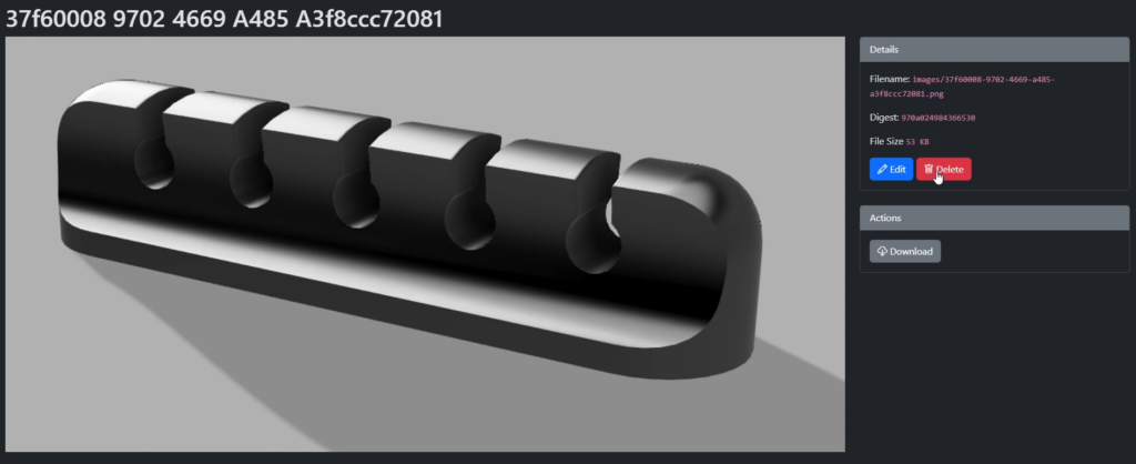 Manyfold File Delete Interface
