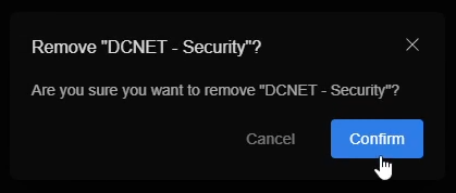 UniFi SSID Remove Confirmation