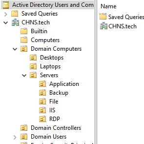Active Directory OU Structure