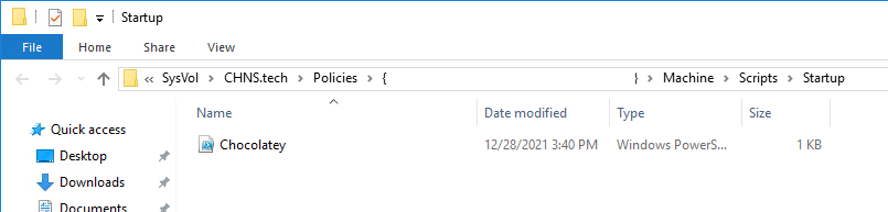 File Explorer Empty Scripts Folder