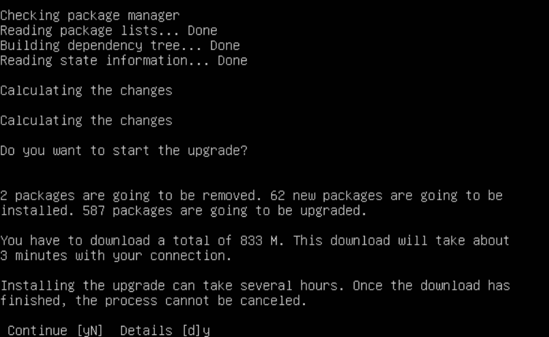 Package Change Summary