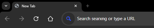 Chrome New Tab with SearXNG
