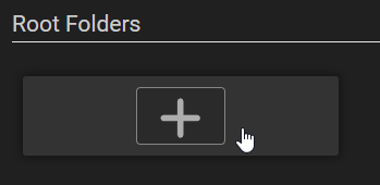 Lidarr Add Root Folder