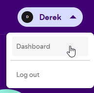 Spotify Developer Dashboard Navigation