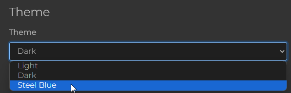 Trilium Select Steel Blue Theme