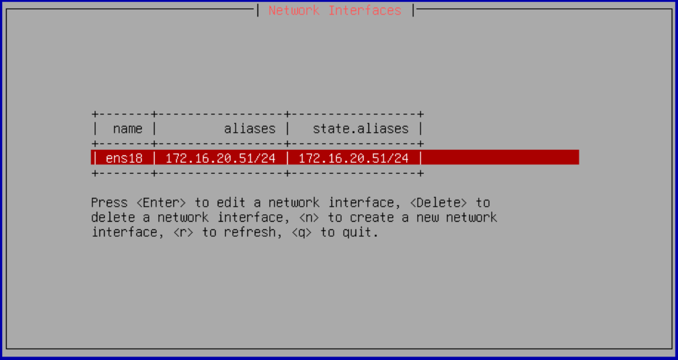 TrueNAS Network Settings Saved