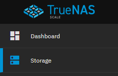 TrueNAS Storage Dashboard