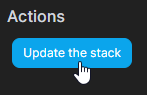 Portainer Update Stack Button