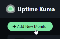Uptime-Kuma Add New Monitor for Remote Container