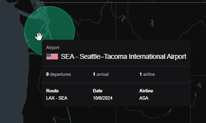 AirTrail Airport Hover Information