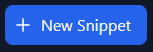 ByteStash New Snippet Button