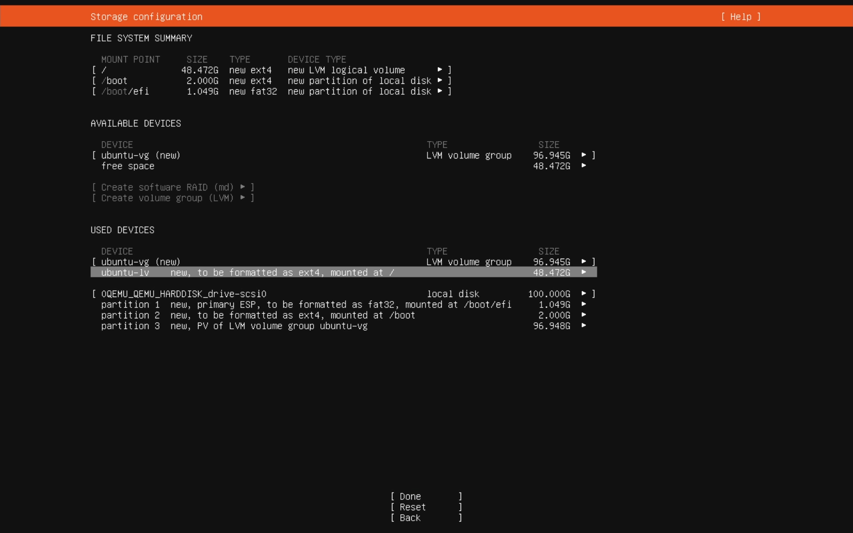 Partition Layout Preview