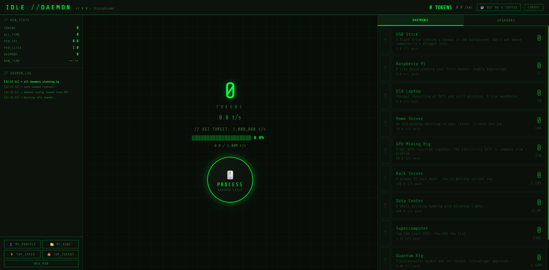 Idle Daemon Screenshot 2