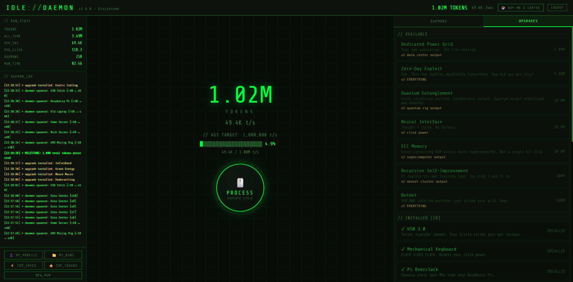 Idle Daemon Screenshot 5