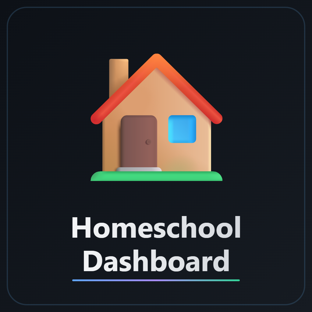 Homeschool Dashboard screenshot